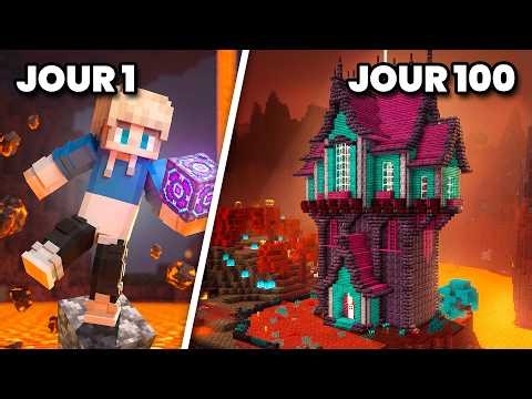 100 Jours dans un Nether Moddé sur Minecraft Hardcore..