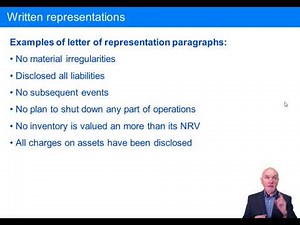 Written Representations - ACCA Audit and Assurance (AA)