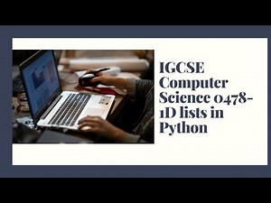 IGCSE Computer Science 2023-25 ​​- Topic 8: Programming - One Dimensional Arrays