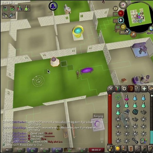 OSRS Drop Reaction Series : Hydra Leather #osrs #gaming
