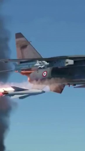 Fighter Jet Missile Launch in Stunning Sky Footage