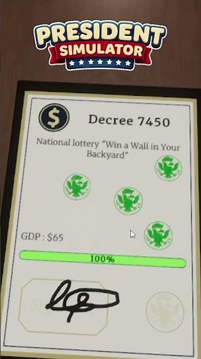 President Simulator - Wishlist now #simulatorgames #steam #fyp #funnygame #indiegames #shorts #usa