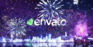 Fireworks/Celebrating Logo 2 Motion Graphics