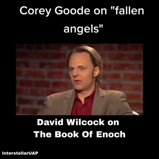 Corey Goode & David Wilcock on Aliens & The Book of Enoch 👽🛸 "The Book of Enoch was removed from the Bible but is referred to by Jesus... it describes two hundred fallen angels crashing the Earth, being giants and then becoming cannibals who are actually hostile to Earth's population and were ultimately judged that they had to be wiped out in a big flood."He connects it to ET genetic farmer races who began tinkering with human DNA after Earth's protective grid failed 500,000 years ago.What if 