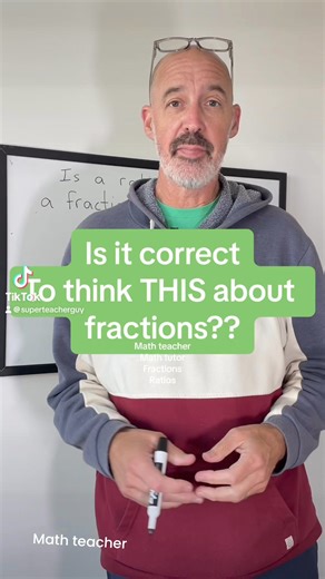 Fraction ratio relationships… what am I missing here?? #mathtutor #fractions #ratios | Superteacherguy