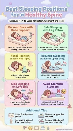 Best Sleeping Positions for a Healthy Spine
