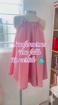 From skirt to dress ♥️ #sewing #sewingtutorial #diysewing #handsewing