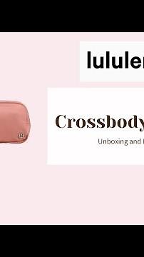 Lululemon Crossbody Bag| unboxing and review!