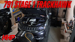 Stock-appearing stealthy sleeper. This Trackhawk makes nearly 800 whp with #HHPracing's Stage 1 setup. | High Horse Performance, Inc.