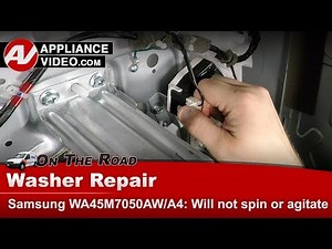 Samsung Washer Repair - Will Not Spin or Agitate - Washer Clutch