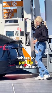 Blond girl tries to put gas in a Tesla... Video produced by Tony H. | Tips, Tricks & Funny Clips