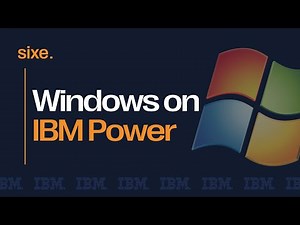 Installing Windows on IBM Power (for fun)