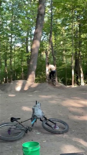 Intense BMX Stunts and Unexpected Falls in the Woods