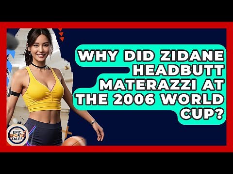 Why Did Zidane Headbutt Materazzi At The 2006 World Cup? - Epic Sports Tales