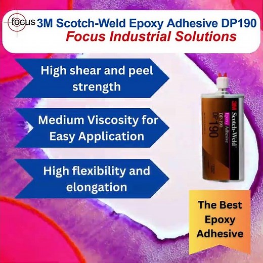 🔹 3M Scotch-Weld Epoxy Adhesive DP190 – Strong, Flexible & Reliable Bonding!