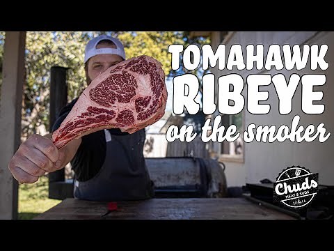 Smoked Tomahawk Ribeye! | Chuds BBQ