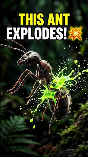 THIS ANT EXPLODES! 💥 (Real Life Exploding Ants Explained)