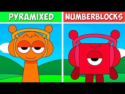 Sprunki - All Pyramixed Deluxe And Numberblocks | Normal Version