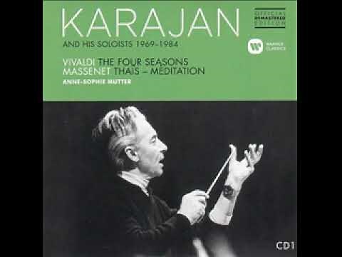 ヴィヴァルディ四季「冬」 ムター（V）カラヤン / ウィ―ンフィル