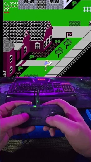 Paperboy was challenging and fun to replay #nes #paperboy #retrogaming