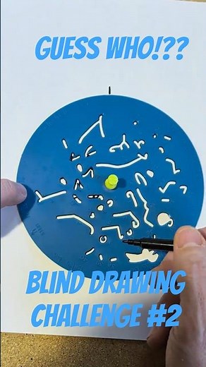Can you guess this Cartoon 'Blind' Drawing? Mystery Drawing #2