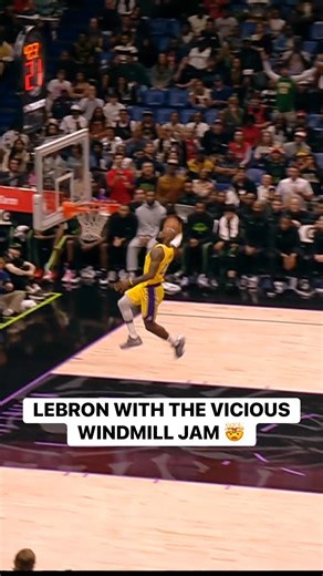 LeBron picks off the pass, then throws down the POWERFUL windmill jam! 😱 LAL-NOP • NBA League Pass Tap to Watch ➡️ https://www.nba.com/how-to-watch-game-redirect/0022500514?partnerRef=NBA&platform=Facebook&surface=Post | NBA