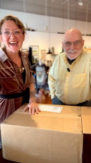 1.5K views · 57 reactions | Come along and unbox books with us! We had so much fun I had to shorten and splice the clip to fit it into a reel  It’s always a great start to our week when we get new goodies in  | Small World Gallery | Facebook