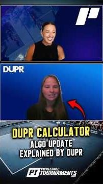 DUPR DIRECTLY Explains New Rating System feat. ‪@DUPRPB‬