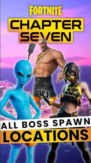 Where to Find Every Boss in Fortnite Chapter 7 S1 + How to Get Their Mythic Weapons & Boss Powers