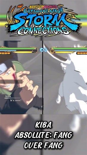Kiba Ultimate Jutsu - Fang Over Fang Storm Connections #naruto #jutsu #anime #gaming #shorts