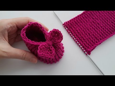 😍 EASY DIY Baby Booties: Knit Adorable Baby Shoes for Newborns in Minutes!