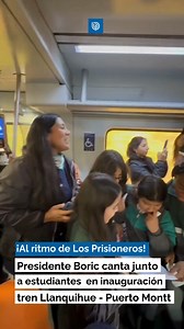 Cantanto "Tren al sur", de la mítica banda nacional Los Prisioneros, el presidente Gabriel Boric inauguró el servicio ferroviario Puerto Montt - Llanquihue junto a estudiantes. El tren abarca tres comunas, Puerto Montt, Puerto Varas y Llanquihue, beneficiando a 308 mil personas gracias a sus 27,4 kilómetros de extensión, permitiendo reducir considerablemente los tiempos de traslado, ya que recorre en 27 minutos el tramo entre Puerto Varas y Puerto Montt, y en 37 minutos el tramo completo de Llan