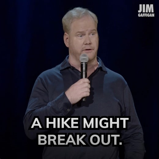 The emergency hike prep Watch more: youtu.be/_uDVsX8GtRo | Jim Gaffigan