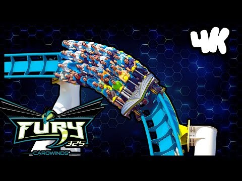 THE TALLEST GIGA COASTER! Fury 325 FULL Ride POV | Carowinds 2025 4K