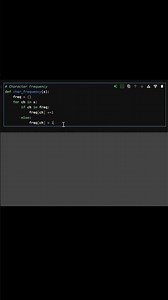 Count frequency of each character in a string. #coding #python