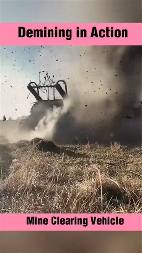 Small Demining Vehicle Clears Landmines | Military Mine Clearing Technology
