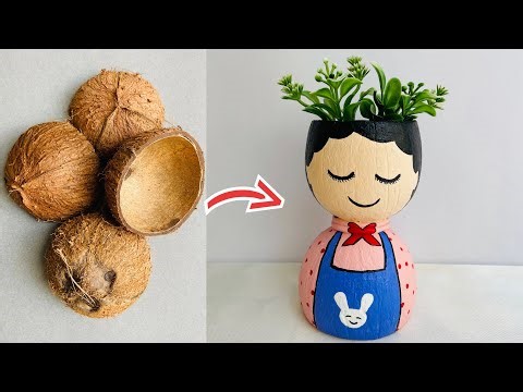 Coconut Shell Craft ideas | Best out of waste