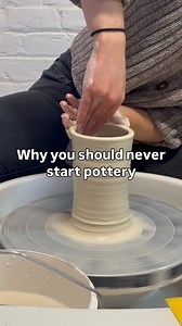 5.1K views · 1.5K reactions | Why you should never start pottery! #ceramics #potterylife #pottery #potterystudio #potterytools #wheelthrowing | Bailey Pottery Equipment Corp. / Bailey Ceramic Supplies | Facebook