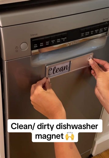 $3 Dishwasher Magnet: Simplifying Dishes Organization