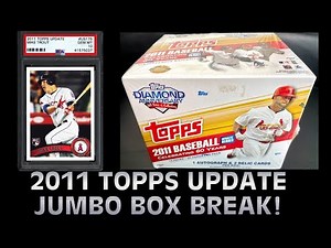 OPENING A $17,000 JUMBO BOX OF 2011 TOPPS UPDATE! MIKE TROUT ROOKIE CARD HUNT!