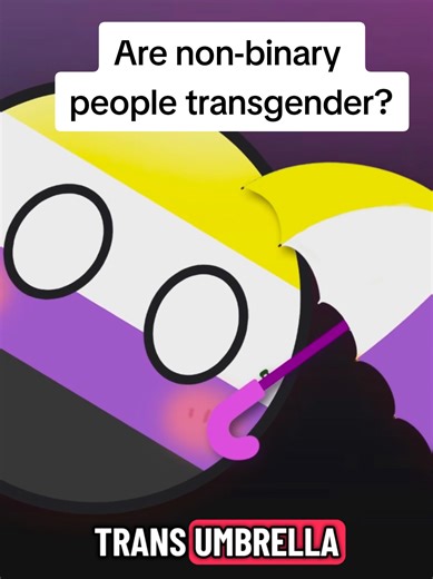 Are non-binary people considered trans? 🤔 Technically non-binary identities fall under the trans umbrella since being trans means your gender doesn’t match what you were assigned at birth That said many non-binary people don’t personally identify as trans (for very valid reasons!) Daily experiences, personal history, safety, and comfort with labels plays a huge role! This video isn’t meant to start negative debates, but to explain the nuance and encourage respect for everyone’s identity #nonbin
