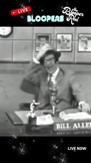 Crying With Laughter 😂 Steve Allen Sees Himself In The Monitor 😂..Live Television 😂📺..#live #tvshow #blooper #😂😂😂 #fyp