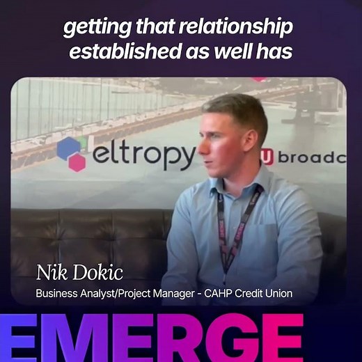 Real Impact Starts with Powerful Connections at Emerge | Nik Dokic, CAHP CU