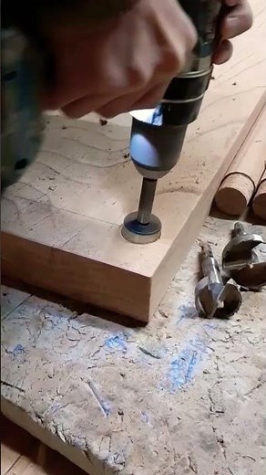 【ドリルドライバーで、座ぐりドリルを使うときのコツ！】遠心運動させながらするとスムーズです！Tips for using a counterbore drill with a drill driver