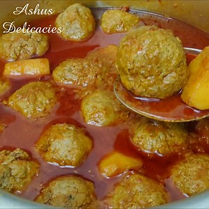 Kofta Curry | Mutton Aloo Kofta Gravy | Mutton Kofta Curry | Ashus Delicacies