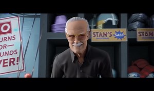 Talk about a fan-favorite Stan scene 🥹 What’s the first emotion you feel when seeing Stan’s cameo in Spider-Man: Into the Spider-Verse? #StanLee #StanLeePresents #KartoonStudios #NYSE #Toon #SpiderMan #SpiderVerse | Stan Lee