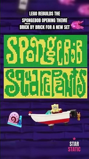 💀 WATCH: LEGO Rebuilds the SpongeBob Theme Brick by Brick for a New Set