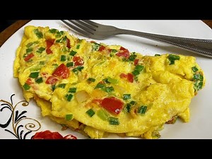 Cheese Omelette Easy Quick & Delicious!