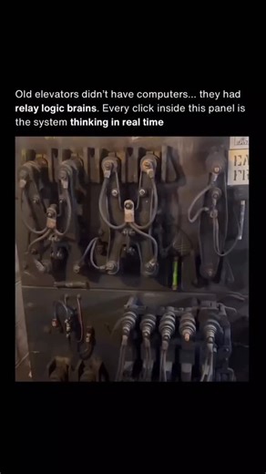Mechanical Engineer ⚙️ | Physics | Before digital controllers existed, elevators ran on pure electromechanical logic, and panels like this were the brain of the entire... | Instagram