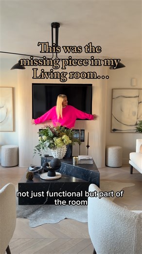 Kirsty Gore on Instagram: "#AD TVs don’t have to be the boring black rectangle in the room…. If it’s going to be the centre of your living space, why not make a feature of it? I’ve always loved a media wall (this one is built around our TV) and I already know in the new house… the TV is going centre stage again 👏 But what I’m obsessed with right now is LG Gallery+ — it literally turns your TV into actual art. It includes Sedition Art, so you can browse loads of digital artwork straight o